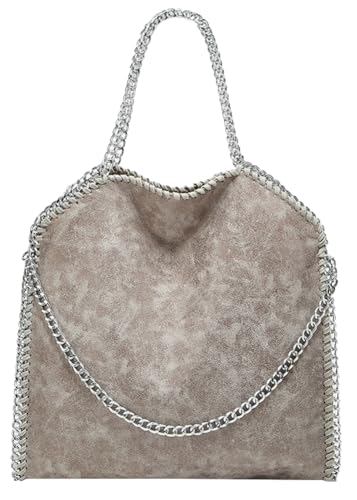 Womens Soft Leather Shoulder Bags Large Y2k Tote Purse Working Top Handle Handbags Foldable