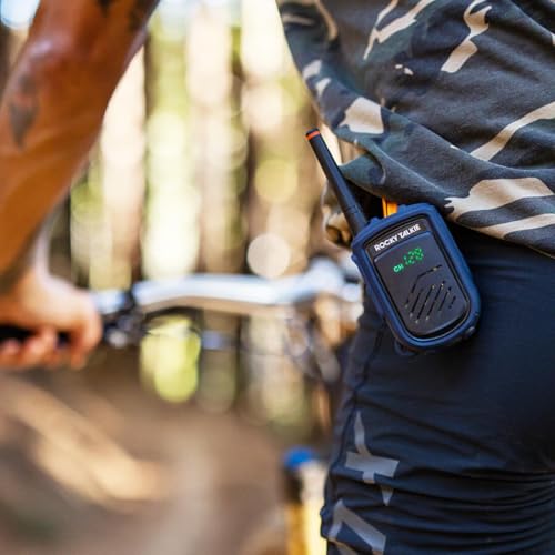 Image of Rocky Talkie Mountain Radio - Long Range Walkie Talkie, FRS Handheld Radio, 4 Day Battery Life, Max Durability, 2 Pack
