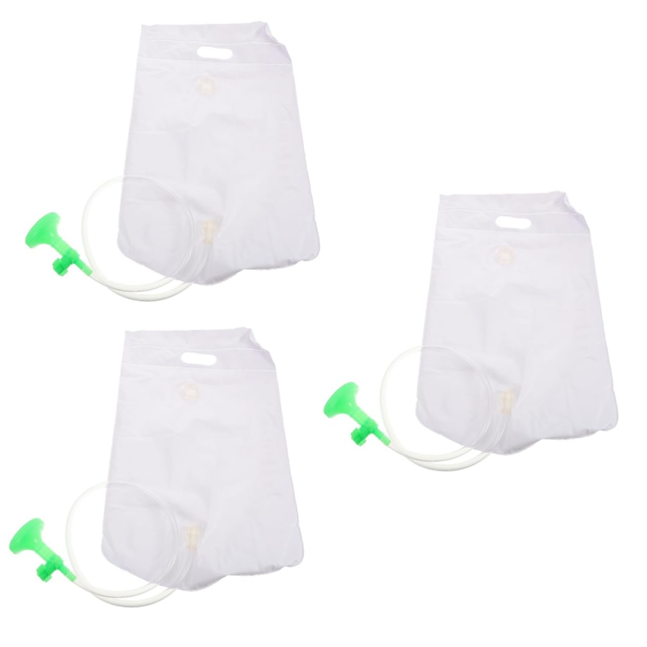 FRCOLOR 3pezzi Borsa Doccia Portatile Per Lavaggio Per Pazienti Letto Con Doccetta e Soluzione Comoda Per Igiene Personale Casa e
