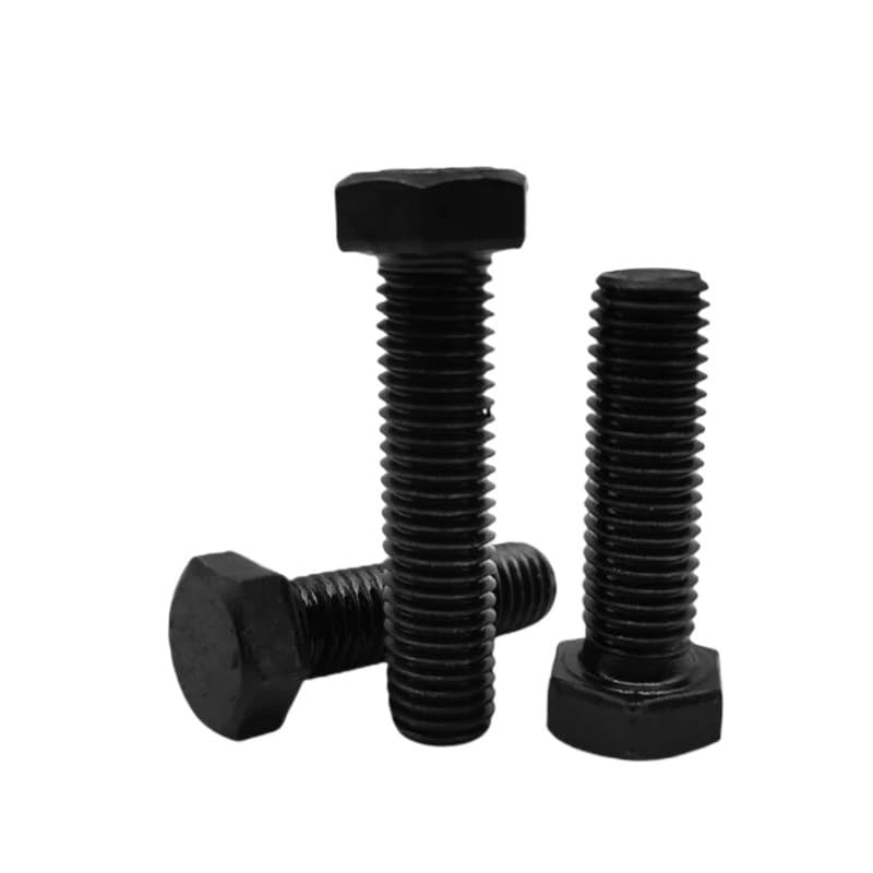 2/5 sztuk 10.9 klasa lewy gwint odwrócony zewnętrzna śruba z łbem sześciokątnym M14 M16 M20 długość gwintu 40mm-100mm(M20x70mm(2PCS))