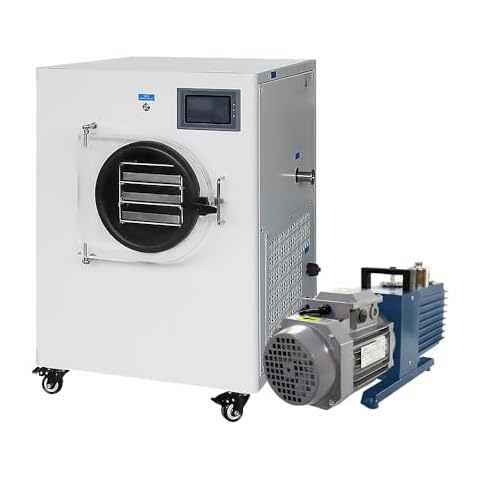 Labfeng -35°C Scientific Freeze Dryer Powerful and Fast Cooling Speed Down to -35°C High Quality SECOP Compressor Recipe Customization Controllable Rate of Freezing Cover