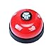 Produktbild FairytaleMM Hundeglocke Fun To Press Footprint Printing Ring Einzigartiges Trainingsspielzeug-rot