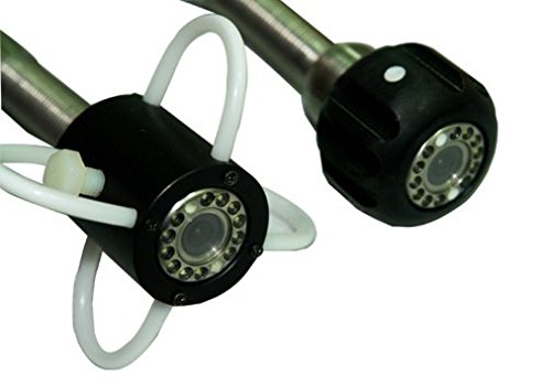 23mm and 16mm Camera Head with Counter Module and Cable Connector for Video Pipe Camera Inspection