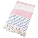 Multifuncional como toalla de playa de gran tamaño, toalla de baño, mesa y funda de sofá. Toalla de sauna y yoga de tamaño grande con flecos.