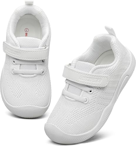 BAXINIER Toddler Boys Girls Sneakers Lightweight Kids Athletic Fashion Walking Tennis Running Shoes