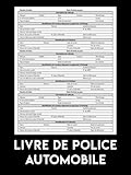 Livre de Police Automobile: Registre de police pour les véhicules qui conforme au décret 88 1040 avec 3 voitures d'occasion par page.