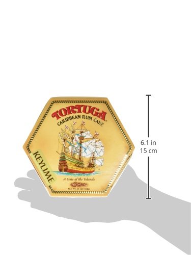Tortuga Caribbean Key Lime Rum Cake - 16 Oz Rum Cake - The Perfect Premium Gourmet Gift For Gift Baskets, Parties, Holidays, And Birthdays #TOP5