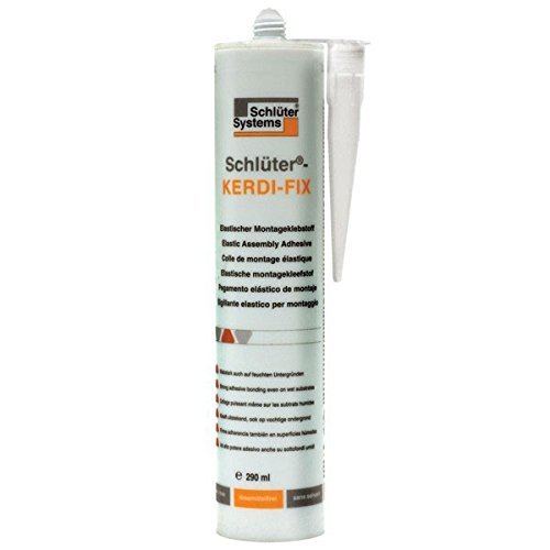 9.81OZ White KERDI FIX SEALANT