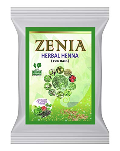 Zenia Herbal Henna Hair Color Powder Goodness of 12 Herbs 100 grams