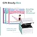 Stretch Bands for Dance and Ballet with Gift Box – Resistance Bands Set for Dancers, Ballerinas, Gymnasts and Cheers – Improve Flexibility, Strength and Split, Teal