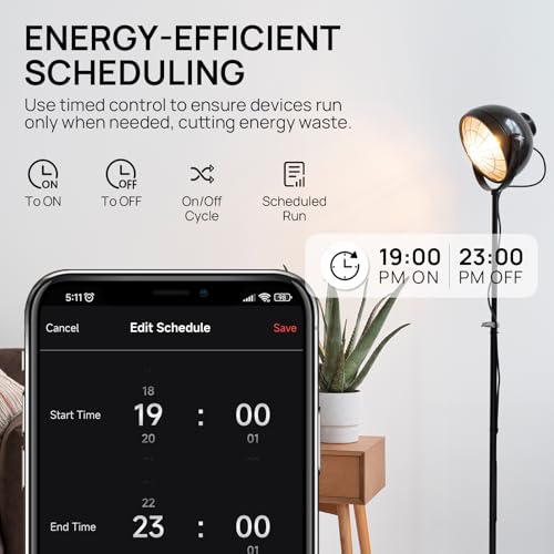 Image of TURBRO Smart Temperature Controller Heating Cooling, WiFi-Enabled Thermostat with Timer and Temperature Monitoring for Home Brewing, Seedling, Greenhouse, and Reptile Terrarium, TC01 | WiFi-Enabled, Timer & Temp Monitoring, For HVAC Control