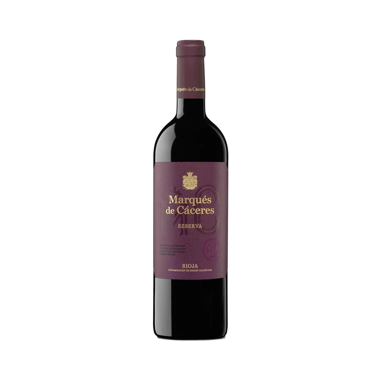 Rotwein Reserva mit D.O. Ca. Rioja spanische07 Flasche 75 cl 4er Pack