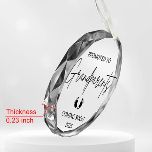 Pregnancy-Announcement-Great-Grandparents-Baby-Announcement-for-Grandparents-Baby-Announcement-Pregnancy-Gifts-for-Grandparents-Promoted-to-Grandparents-Coming-Soon-2025-Round-Crystal Pregnancy Announcement Great Grandparents Baby Announcement for Grandparents Baby Announcement Pregnancy Gifts for Grandparents Promoted to Grandparents Coming Soon 2025 Round Crystal