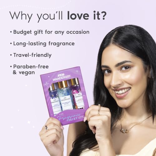 Image of Nykaa Wanderlust Multi mist - Discovery Set (100 ml x 3)
