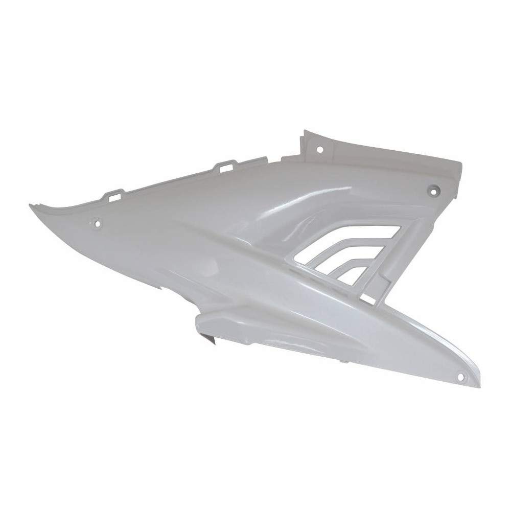 carenage-capot moteur scoot compatible avec mbk 50 nitro 1997+2012-yamaha 50 aerox 1997+2012 blanc brillant droit -p2r-