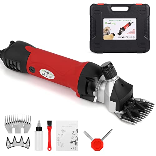Electric Sheep Clippers Heavy Duty, Professional 500W Shearing Machine for Sheep, Goats, Cattle Farm Livestock Pet, Large Thick Hair Dogs Grooming Trimmer Electric Sheep Clippers Heavy Duty, Professional 500W Shearing Machine for Sheep, Goats, Cattle Farm Livestock Pet, Large Thick Hair Dogs Grooming Trimmer