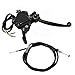7/8" 22mm Thumb Throttle Cable with Dual Brake Lever Assembly for 50cc 90cc 150cc 250cc ATV Quad Roketa Taotao Sunl Kazuma Go Kart