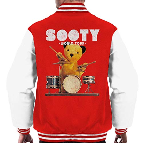 Sooty World Tour Drums blouson américain universitaire veste noire homme