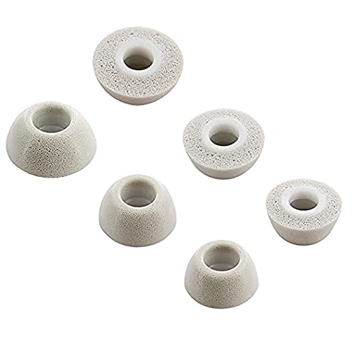Image of ALXCD Foam Eartips Compatible with Sony WF-1000XM4 Earbuds, S /M /L 3 Pairs Soft Memory Foam Ear Tips, XM4 Foam Tips, Gray, SML