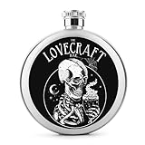 Drinking Bar Skull 5oz Liquor Flask Stainless Steel Wine Flask Round Whiskey Portable Alcohol Hip Pi