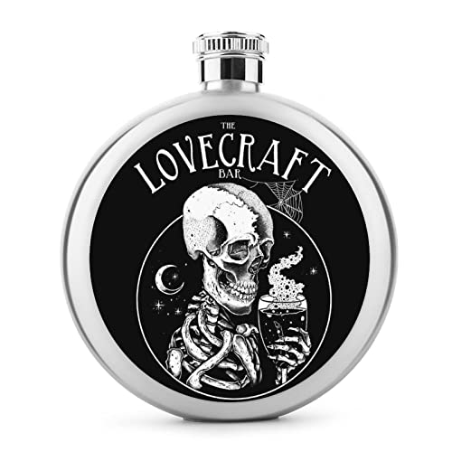 Drinking Bar Skull 5Oz Liquor Flask Stainless Steel Wine Flask Round Whiskey Portable Alcohol Hip Pitcher For Men And Women #TOP26