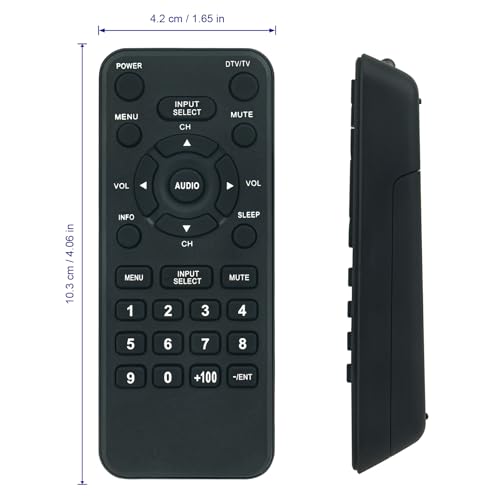Télécommande NE906UD de rechange compatible TV ILO LCD