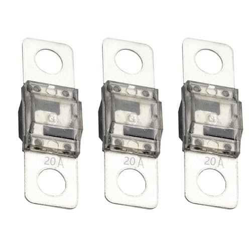 GLOSO BDFS MIDI/AMI Fuse, Bolt Down Fuse (20A - 3 Pack)
