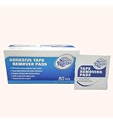 JKIBOO Adhesive Tape Remover Pads Tape in Extension Remover Wig Glue Remover Adhesive Remover Wip...