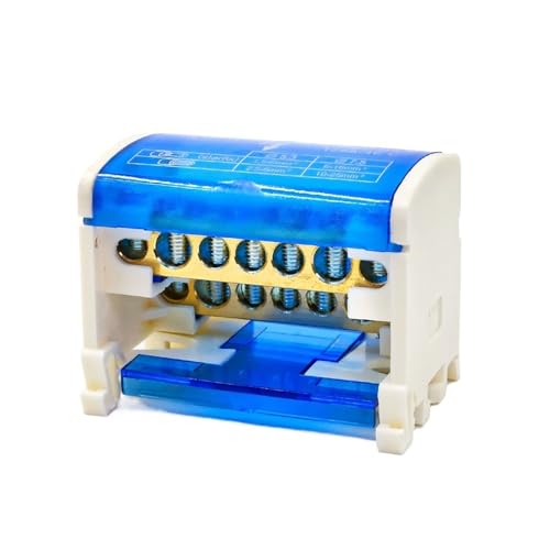 JDOUNFMO 1pcs WDH-207 Terminal Block Screw Type Electrical Connection Compact Design Secure Conductor