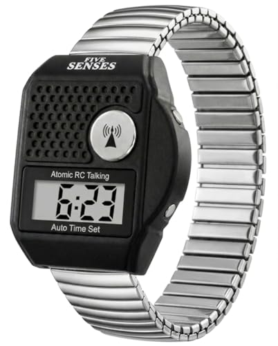 Montre atomique parlante bouton supérieur, cadeau utile parents
