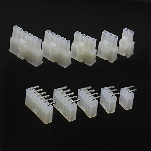 Generic 30 Pcs Mini 8 Pin Din Male Plug With Plastic Handle Adapter