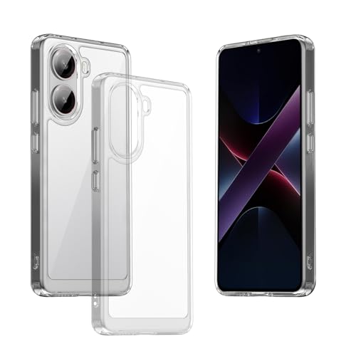 Xuikmd Hülle für Xiaomi Poco X7 Pro Transparent Anti-Vergilbung