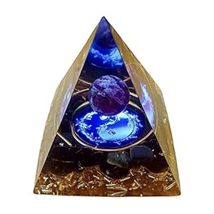 Orgone Pyramid Crystal Energy Tower Chak...