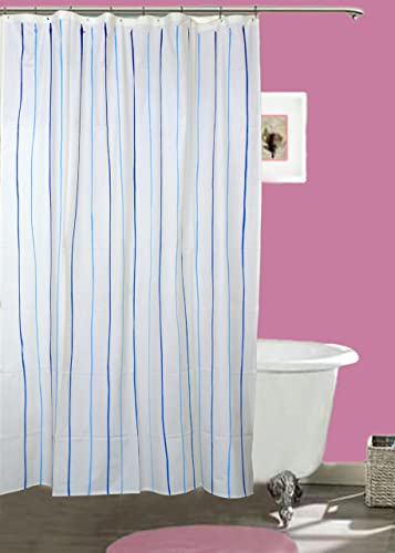 Image of Feelings Shower Curtain PVC Waterproof Curtain for Shower 7 Feet with 8 Hook - 54 x 84 Inch Printed Shower Curtain (Pattern - K)