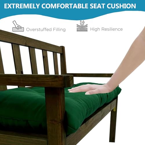 Housse de siège imperméable marine 50x20x3 pour banc de jardin et bow-window