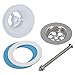 1-1/4in. Kitchen Sink Strainer Waste Complete With Plug + Chain + Fixing Bolt