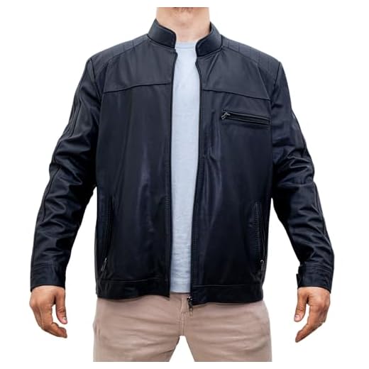 Jaqueta de Couro legítimo masculina C&C Couro na cor preta bomber prime (m)