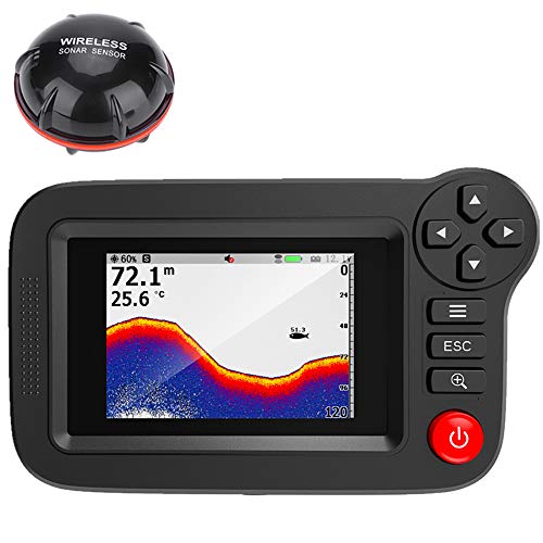 NaNa Fish Finder,Color Screen Visual HD Fishing Wireless Fish Finder,Mobile Phone Sonar Anchor
