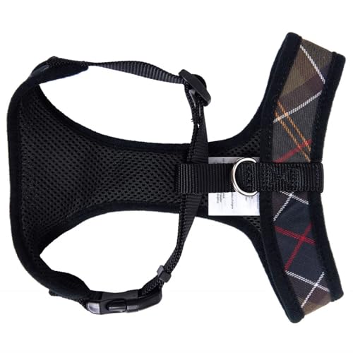 Barbour Hundegeschirr für Reisen und Übung DAC0011TN11 Farbe Tartan, Siehe Foto, L