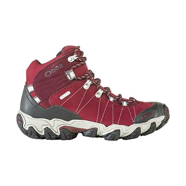 Oboz Bridger Mid Women's Waterproof Hiking Boot Rio Red - 9 Wide - Image 3