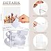 Bucherry 3 Pcs Acrylic Donation Box with Slot, 5.9 x 5 x 5 Inches Clear Ballot Suggestion Raffle Ticket Box with Sign for Fundraising, Raffle, Collecting, Donating, Voting