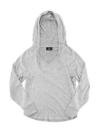 Boxercraft Women's Cuddle Fleece V-Neck Hooded Pullover L Oxford