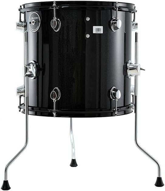Lemon T950 Acoustic-Style All Mesh-Head Electronic Drum, Black