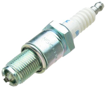 Bougie NGK BR8EQ-14 multi-electrode pour allumage moto