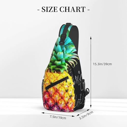 Bolso cruzado Colorful Fruit estilo bandolera para hombres y mujeres miniatura 3
