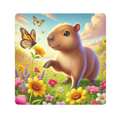 Joko Ivery Capybara Butterfly Flower Camera Lens Wrap 21.7