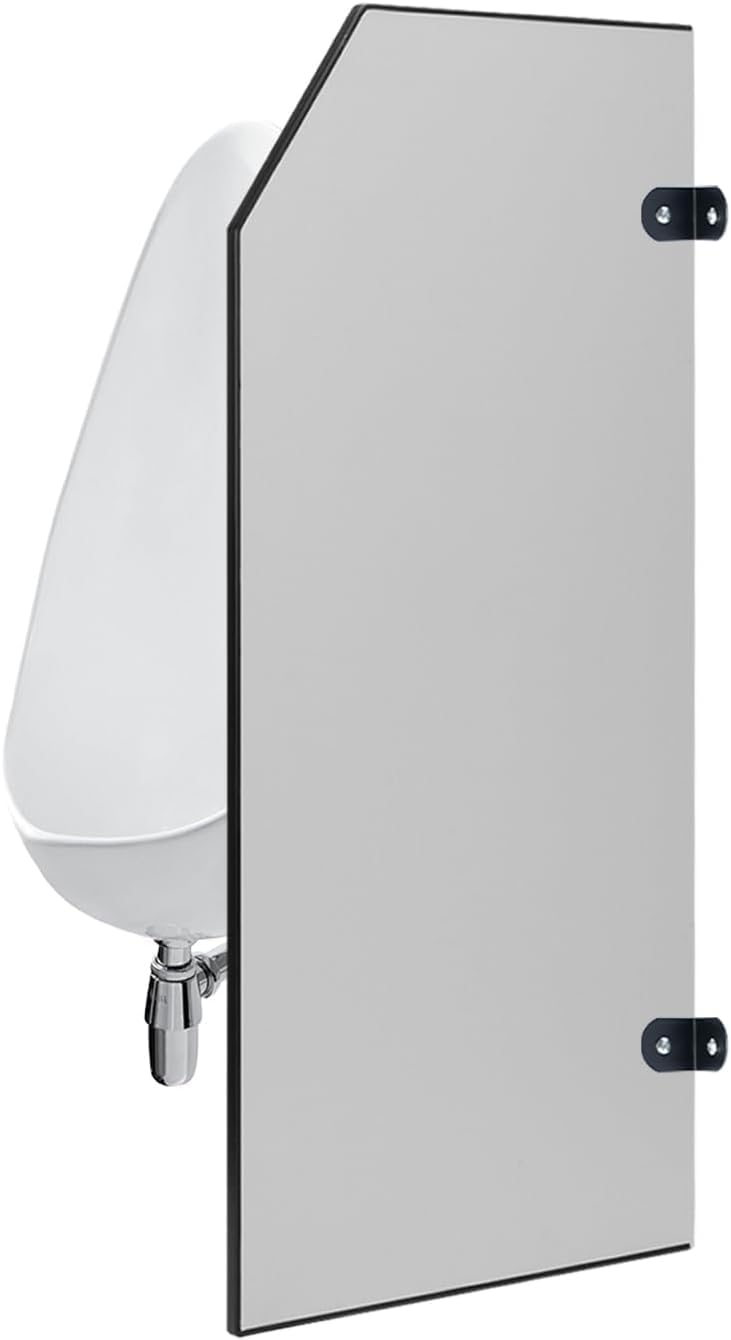 Paroi de séparation d'urinoir 90 x 40 cm, séparateur d'urinoir pour homme, brise-vue, toilettes, cloison de séparation pour écoles, centres commerciaux, jardins d'enfants, lieux publics