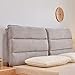 Generic Ergonomisches Kopfteilkissen, Lesekissen,Gepolsterte Rückenstütze Zum Aufsitzen Im Bett, Große Rückenlehne, Keilkörperkissen, Lendenkissen Für Erwachsene,A,with headboard 78.7"/200cm