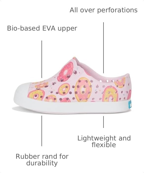 Image of Native Shoes Unisex-Kids Jefferson Print Sneakers