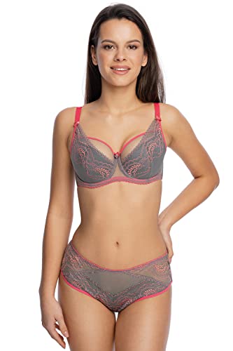 Gaia Dame Halbgepolsterter BH Zweifarbig Spitze Tüll Schalen Träger Komfortabel Alltag 1 … Gaia Dame Halbgepolsterter BH Zweifarbig Spitze Tüll Schalen Träger Komfortabel Alltag 1 …